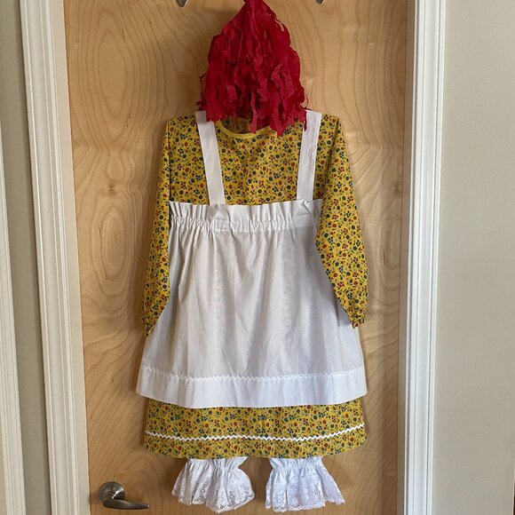 Homemade Raggedy Ann Costume – Vintage 80s - Picture 1 of 8